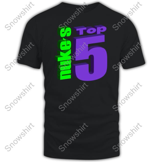 Nukestop5 Merch Nuke's Top 5 Logo T Shirt