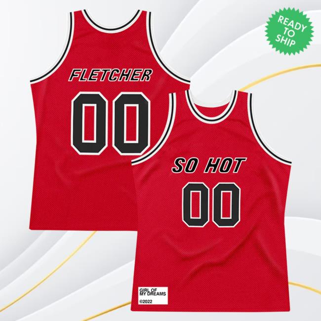 Official Fletcher Merch Store Fletcher's So Hot Basketball Jersey Hot Shirt Fletcher Clothing Shop