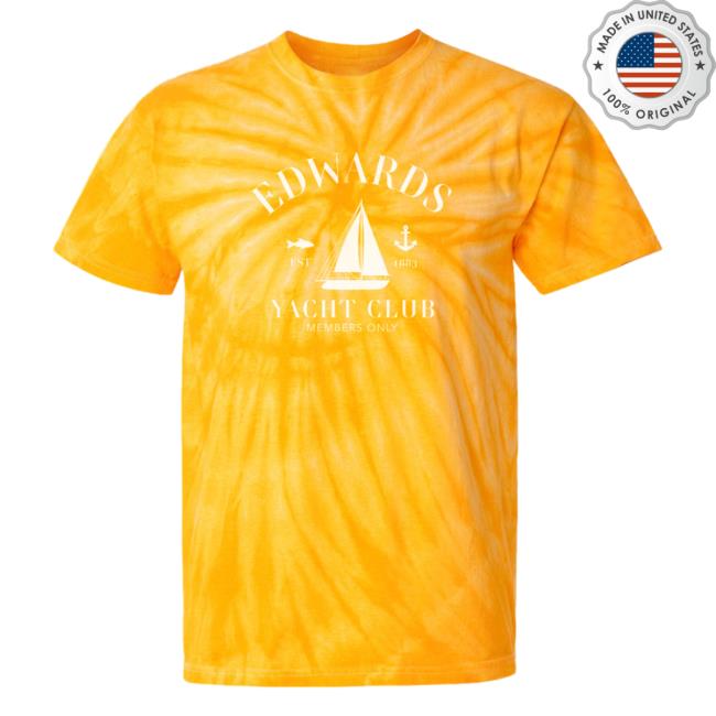 Official Hometown Apparel Edwards Colorado Yacht Club Tie-Dye Cyclone Pinwheel Top Shirt 3D All-Over Printed