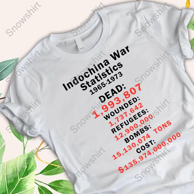 Official Indochina War Statistics 1965-1973 Shirt