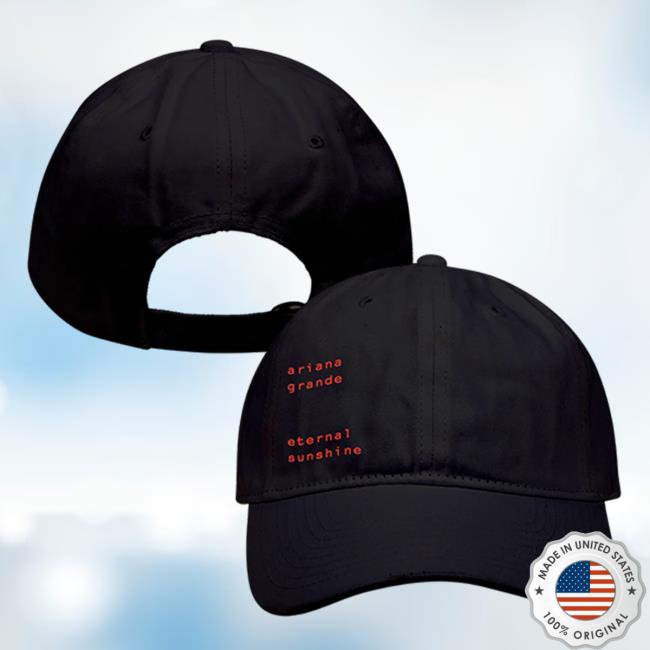 Ariana Grande Eternal Sunshine Black Dad Hat