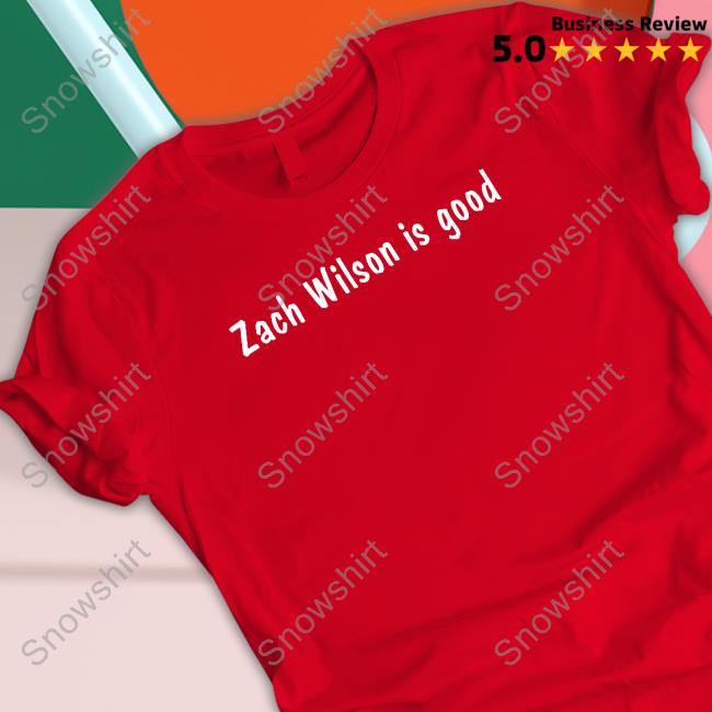 Zach Wilson is good Tee Shirt Official Vinny & Tha Jets Zach Wilson is good Shirt