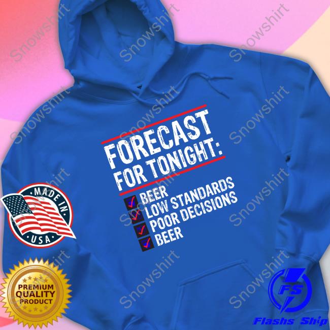 Forecast For Tonight Tee Forecast For Tonight Tee Shirts Chris Evans