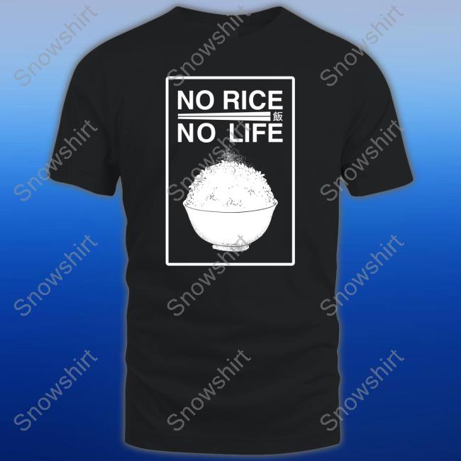 No Rice No Life Crewneck Sweatshirt Nomsco