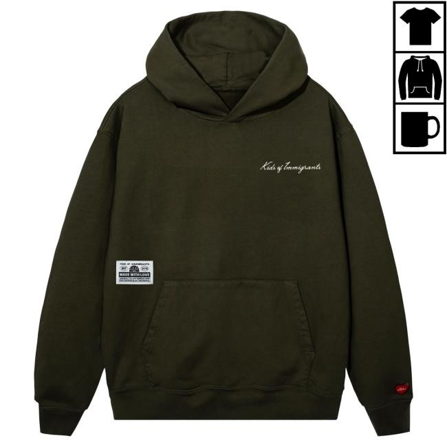 Kids Of Immigrants Spread Love 4.0 Hooded Sweatshirt