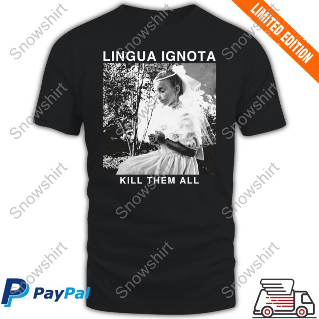 Lingua Ignota Merch Lingua Ignota Kill Them All Tee Evilgreed