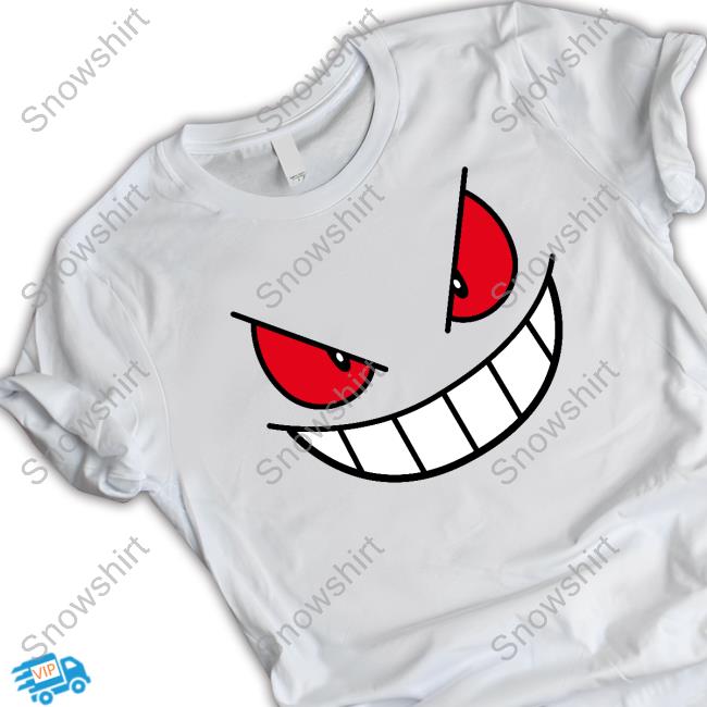 Official Pokémon Center Merch Gengar Big Face Tee Shirt Gengar Big Face T Shirts