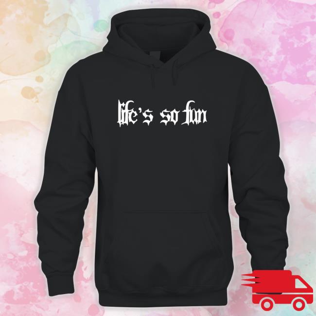 Muna life’s so fun goth Hooded Sweatshirt