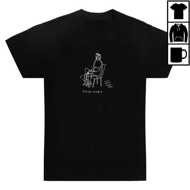 Official Justin Bieber Merch Store Shop Justin Bieber Stuck With U Chair Top Shirt II JustinBieber Apparel Clothing