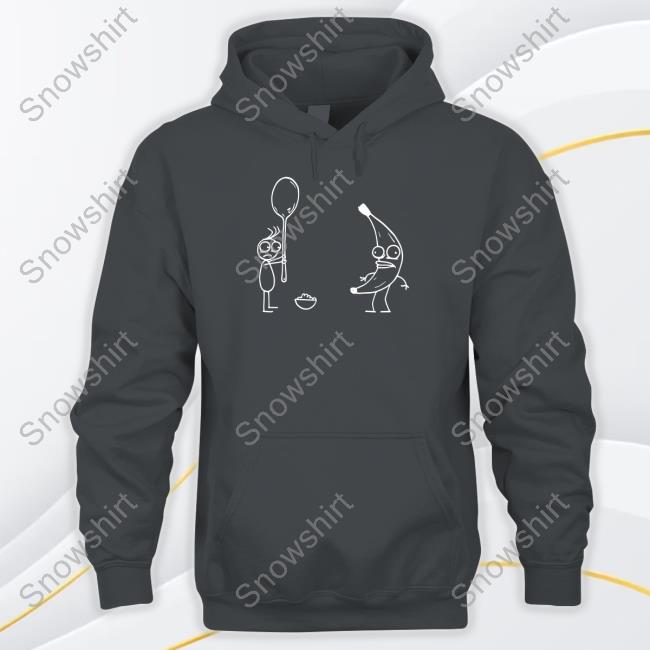 Rejected Spoon Banana T-Shirt Bonfire Shop Rejected Spoon Banana Tee Shirt Don Hertzfeldt