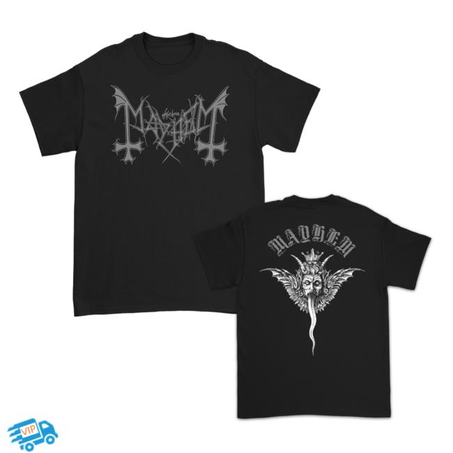 Official Mayhem Kings Road Store Shop Merch Mayhem Winged Demon T Shirt