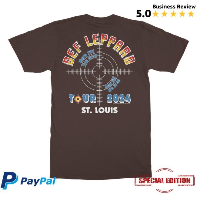 St Louis, MO 2024 Tour Short Sleeve Tee - Def Leppard Official Store