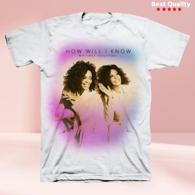 Official Whitney Houston Clothing Whitney Houston Whitney Houston How Will I Know Tee