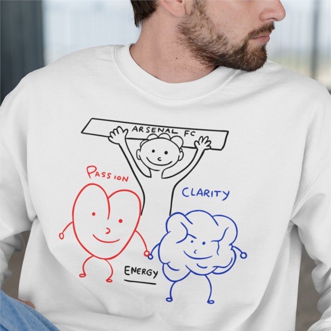 Arsenal Fc Passion Clarity Energy Sweatshirt
