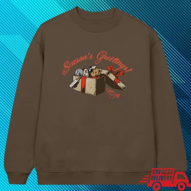 Official Ariana Grande Merch Store Ariana Grande Seasons Greetings! Crewneck Sweatshirt ArianaGrande