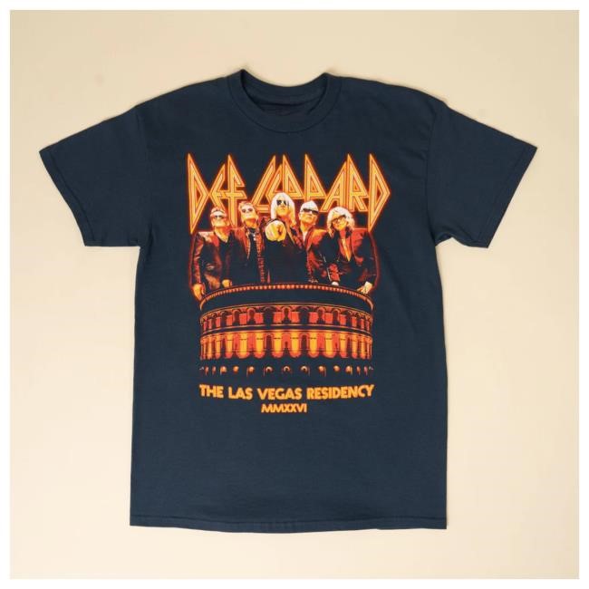 Def Leppard Photo Residency 2026 T-Shirt Concert Icon