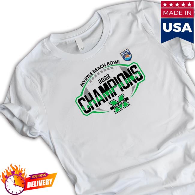 Marshall Football Myrtle Beach Bowl Champions 2022 Shirt