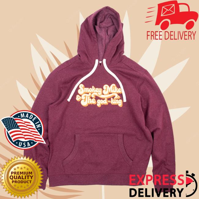 Official Daily Wire Merch Store Daily Wire Smokey Mike & The God-King Crew neck Sweatshirt Daily Wire Shop DailyWire