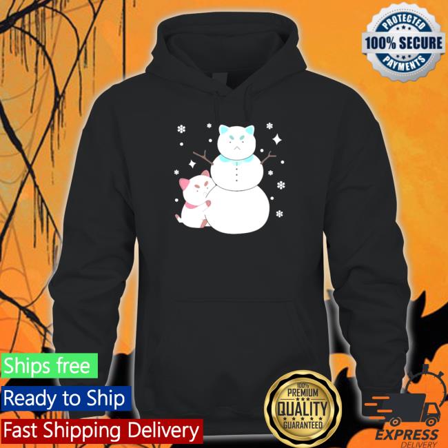 Official Bee And Puppycat Snowman Hoodies Official Bee And Puppycat Snowman Shirt