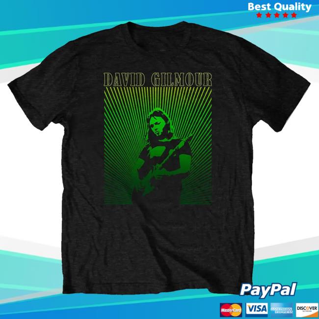 Official David Gilmour Store David Gilmour Rays Gradient Unisex Shirts DavidGilmour