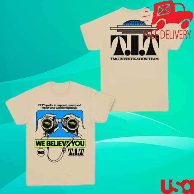 Official Tmg Studios Merch Store Tmg Investigation Team Oversized Tan Popover Shirt