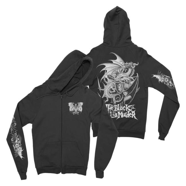 Official Night Shift Store Shop The Black Dahlia Murder - Dark Legions Zip Up Hood Nightshift Merch