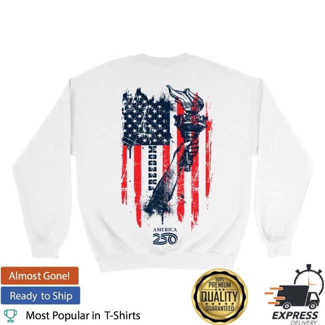 Soft America250 Freedom & Liberty Unisex Crewneck Sweatshirt Event Essential