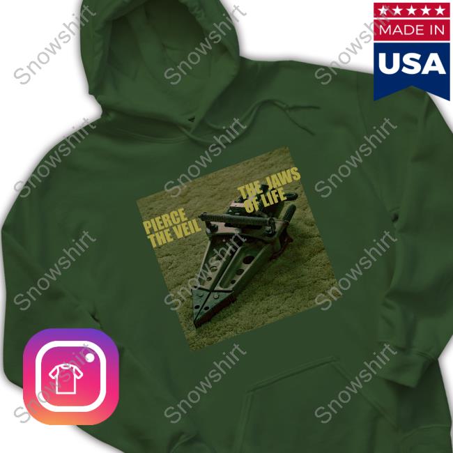 Official Pierce The Veil The Jaws Of Life Album Cover Sweatshirt Official Pierce The Veil The Jaws Of Life Album Cover Long Sleeve T Shirt