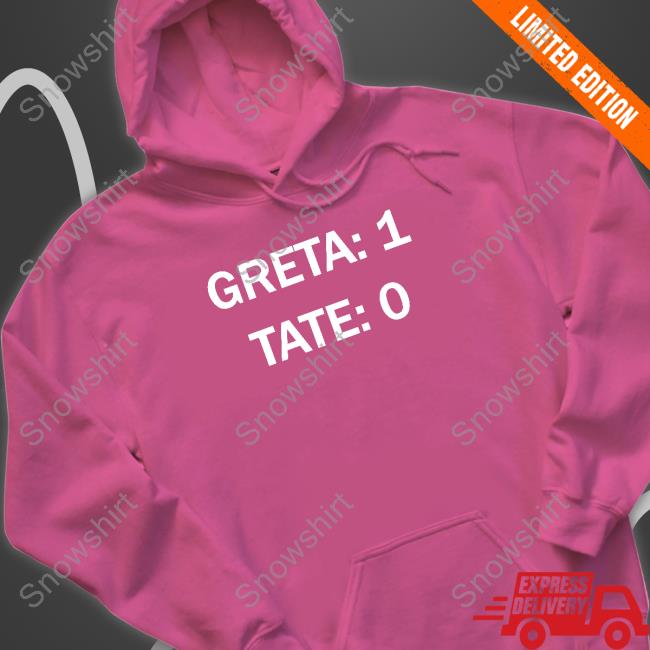 Raygun Shop Greta 1 Tate 0 T-Shirt Christopher Pepper Raygun Shop Greta 1 Tate 0 Tee Christopher Pepper