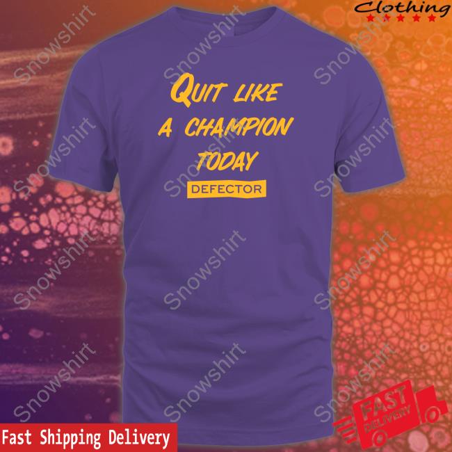Official Defector Store Quit Like A Champion Cap