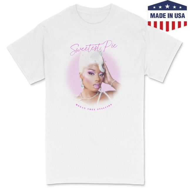 Official Megan Thee Stallion Merch Store Sweetest Pie Photo Shirt 2024 Megan Thee Stallion Clothing Shop MeganTheeStallion