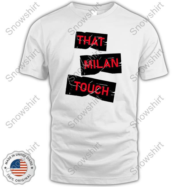 Official Ismaël Bennacer Wearing That Milan Touch Shirt Ac Milan Store