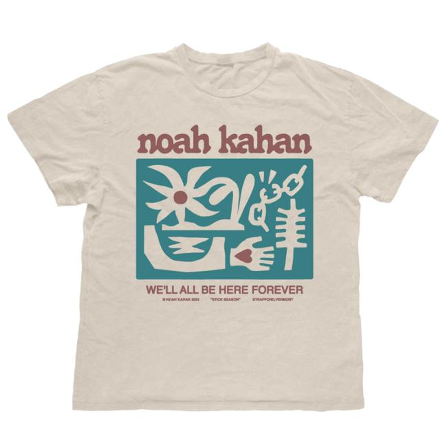 Noah Kahan Store 2024 We'll All Be Here Forever Tour New T-Shirt