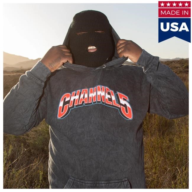 Official Channel 5 Merch Shop Store Channel 5 Truck Stop | Mineral Dye Hoodie Channel5