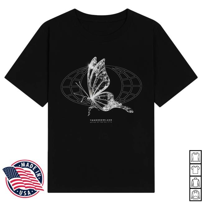 Glass Butterfly Shirts Tomorrowland Official Merch Store Shop