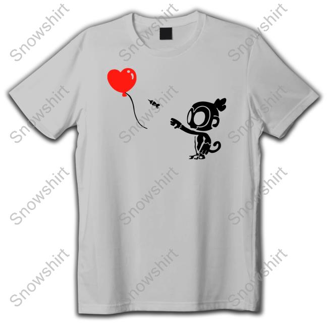 Monkey With Bloon Hoodie Ninja Kiwi Store Monkey With Bloon Shirt Hoodie