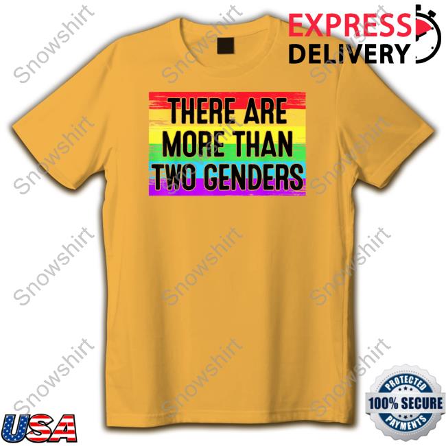 Official There Are More Than Two Genders Shirts Chris Sky There Are More Than Two Genders WhiteT-Shirt