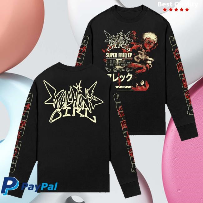 Official Machine Girl Merch Shop Machine Girl Super Freq Long Sleeve Shirt MachineGirl