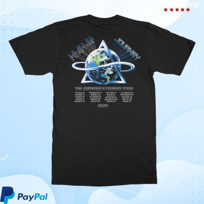 Def Leppard x Journey Event New T-Shirt Def Leppard Official Store