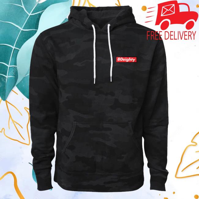 Official 80Eighty Merch 80Eighty Sage Black Camo Premium Crew neck Sweatshirt 80 Eighty