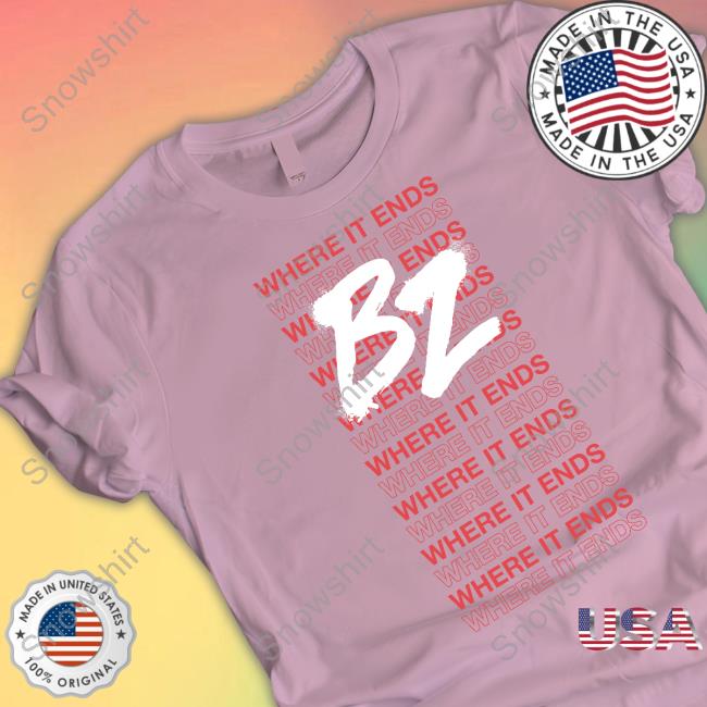 Official Bailey Zimmerman Merch Where It Ends B2 Long Sleeve Tee Official Where It Ends B2 Tee Shirt
