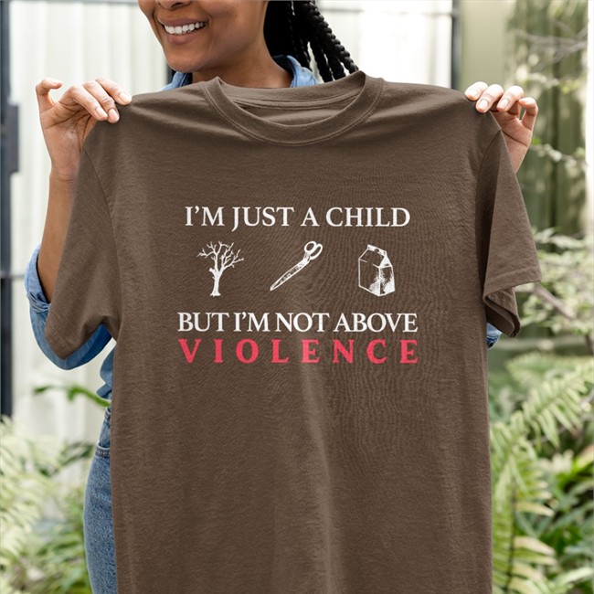 I'm Just A Child But I'm Not Above Violence Tee Shirt Ethel Cain