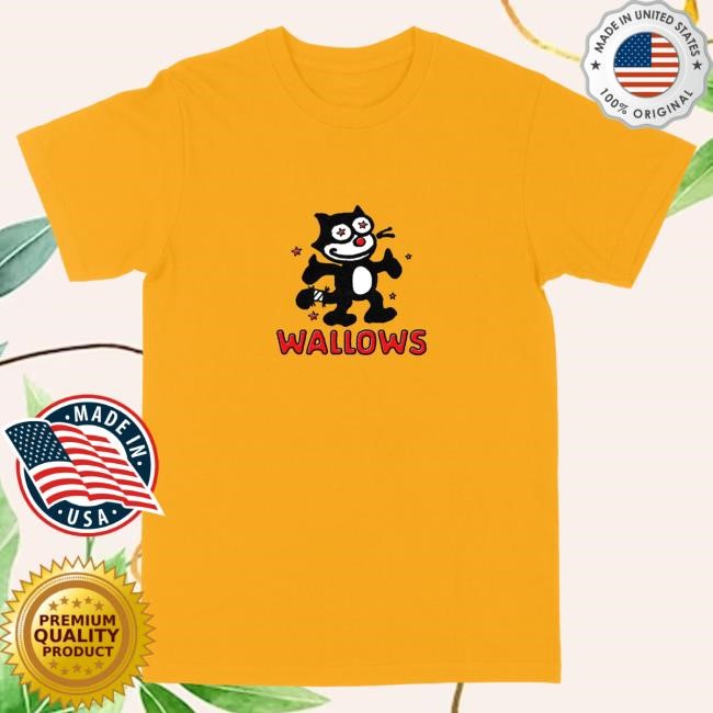 Official Wallows Merch Store Shop Wallows Music Toon Cat Popover Shirt