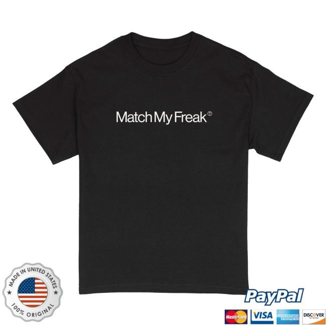 Nasty Merch Store Nasty Match My Freak Black Top Shirt