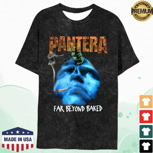 Official Pantera Merch Store Shop Far Beyond Baked T-Shirts