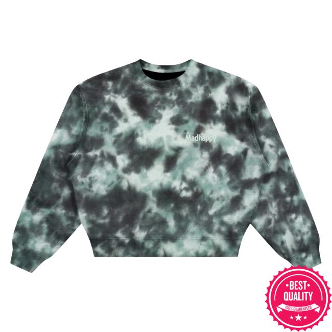 Official Madhappy Clothing Merch Store Haze Tie-Dye Heritage Crewneck Sweatshirt Mad Happy Shop