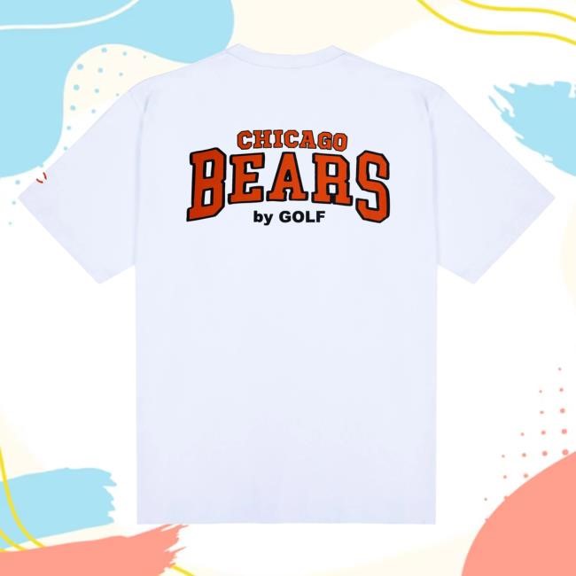 Official Golf Wang Merch Bears Cutout T Shirt White by Golf Wang x NFL