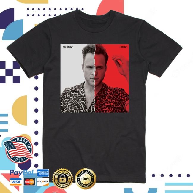 Admat Tear Portrait Tshirt - Olly Murs | Official Merch