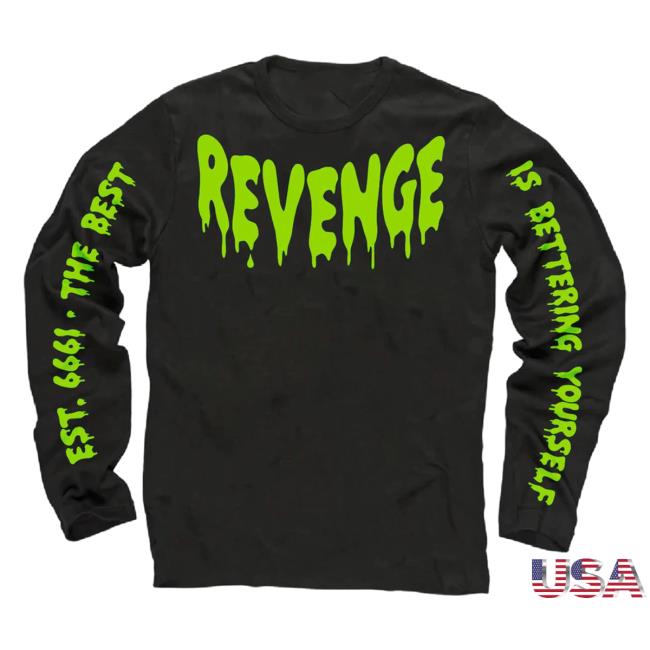 Official Zacky Vengeance Clothing Vengeance University Revenge Long Sleeve T-Shirts Zacky V