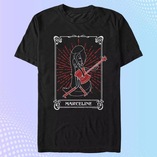 Official Box Lunch Merch Store BoxLunch x Cartoon Network Adventure Time Marceline Tarot Hot Shirt Box lunch Clothing Shop
